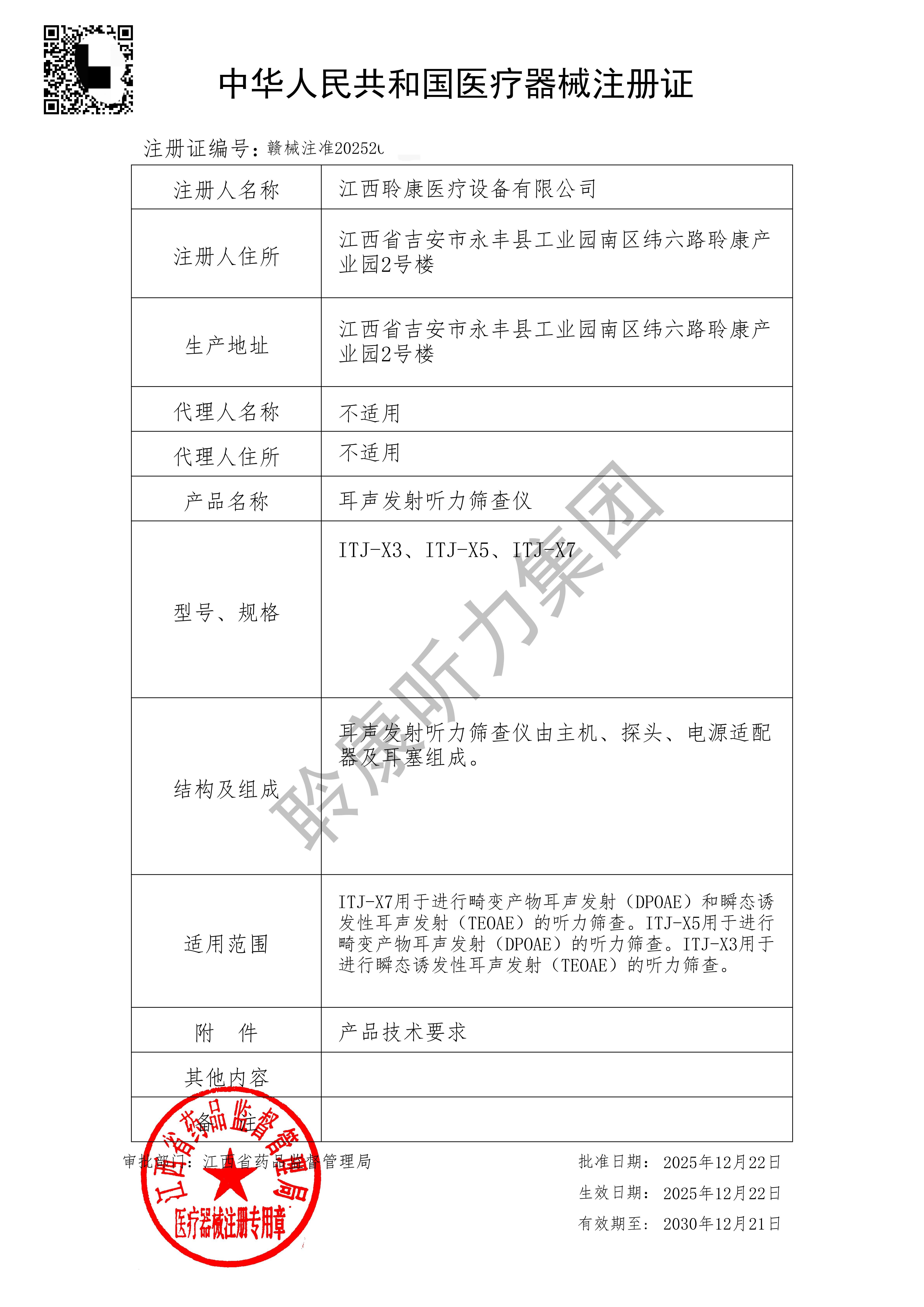 聆康高端医疗设备品牌“音特捷”耳声发射听力筛查仪三大型号正式获批上市!(图1)